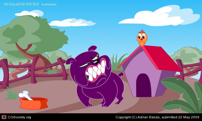 the-dog-and-a-little-bird